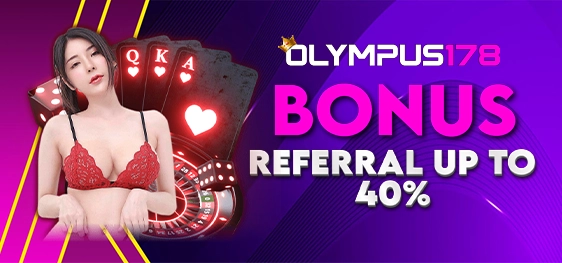 PROMO BONUS REFERRAL AJAK TEMAN MAIN UP TO 40%